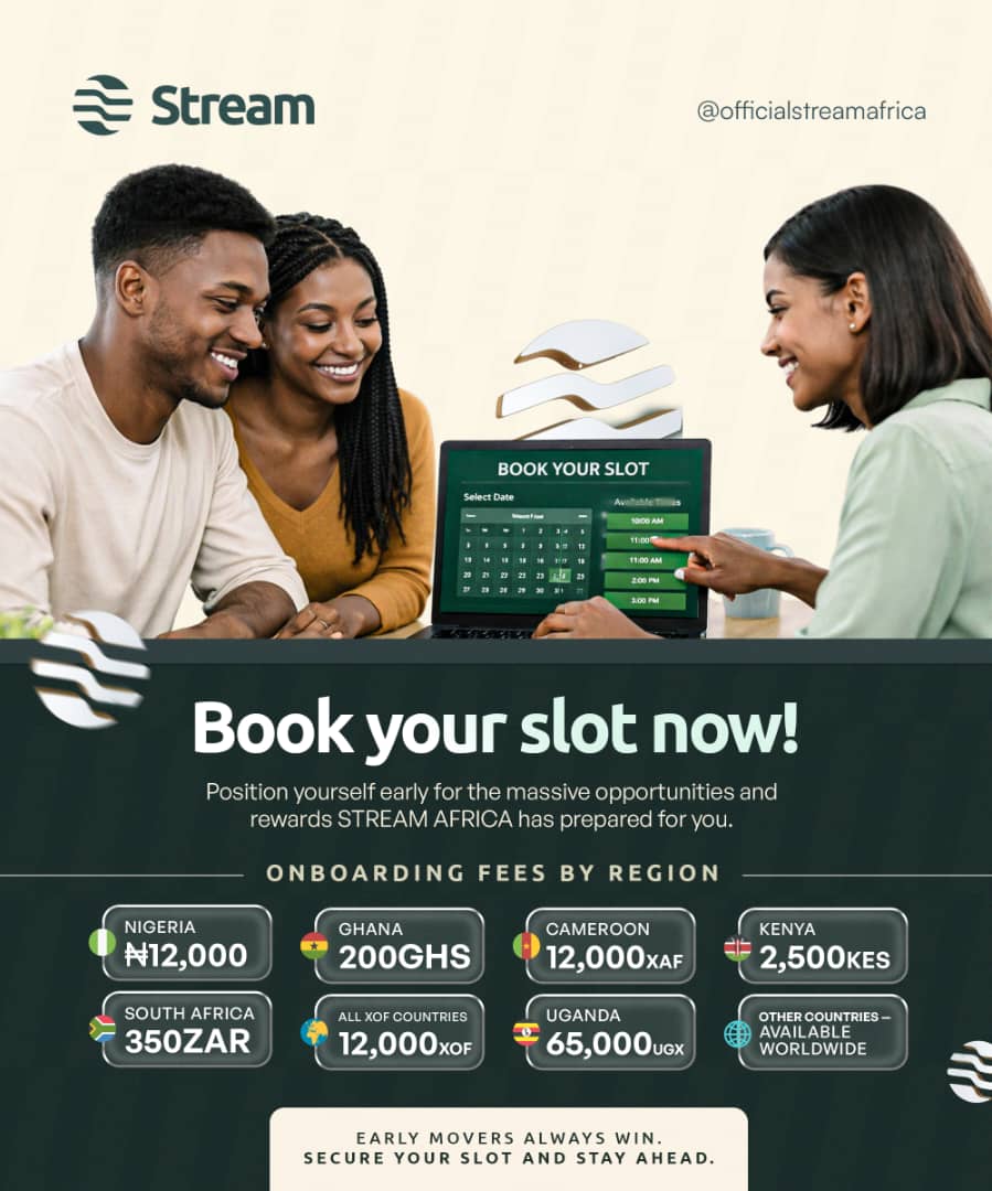 STREAM earning opportunity